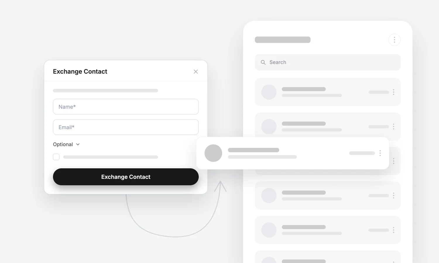 Two-Way Contact Exchange